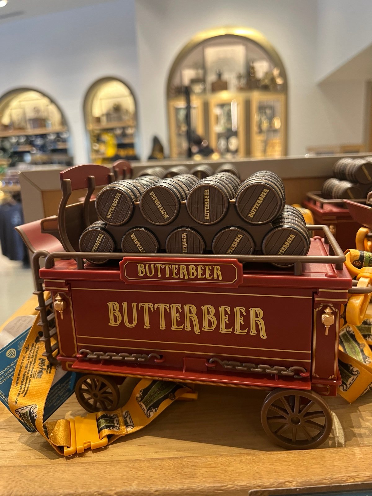Universal studios harry potter butter beer wagon