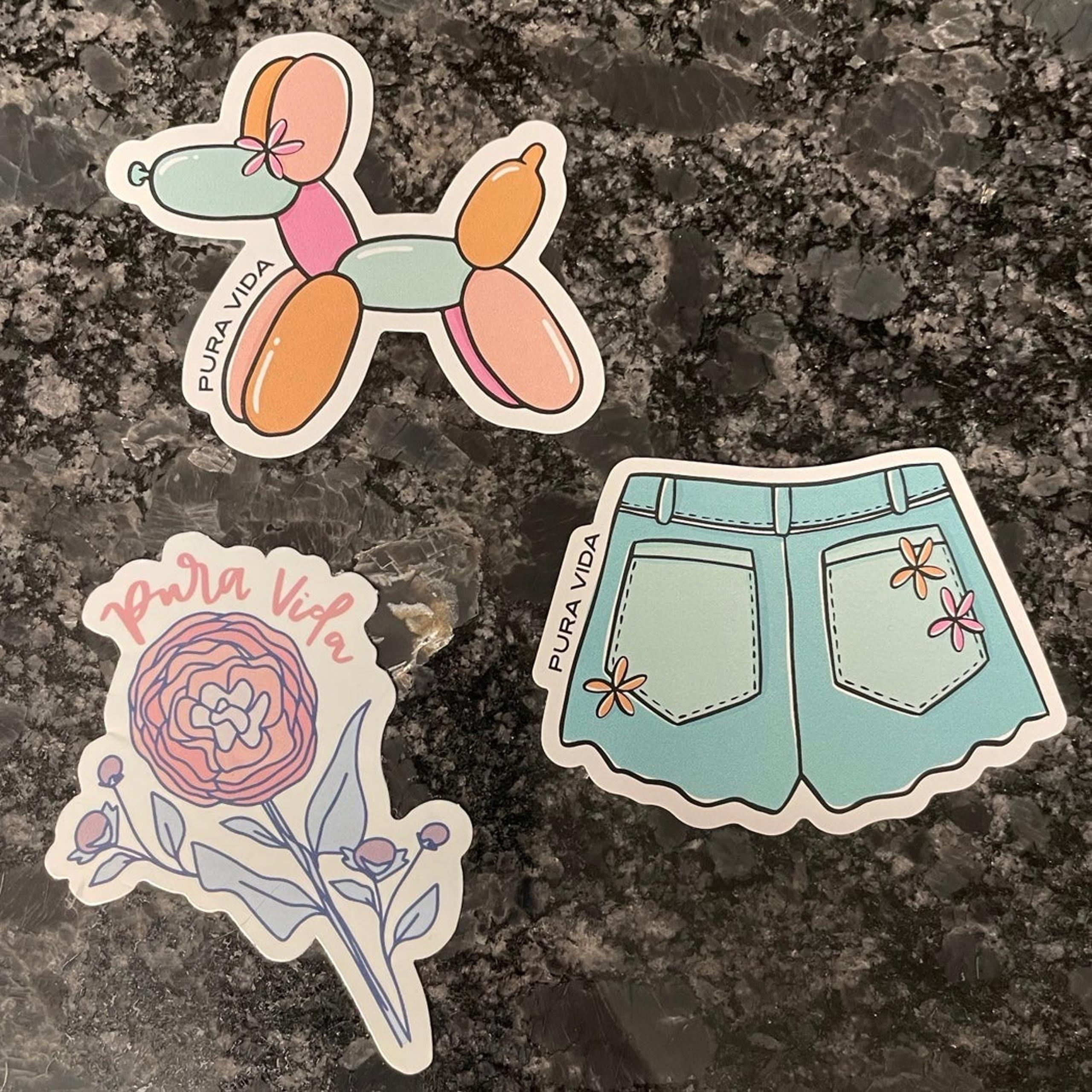 Pura Vida Stickers