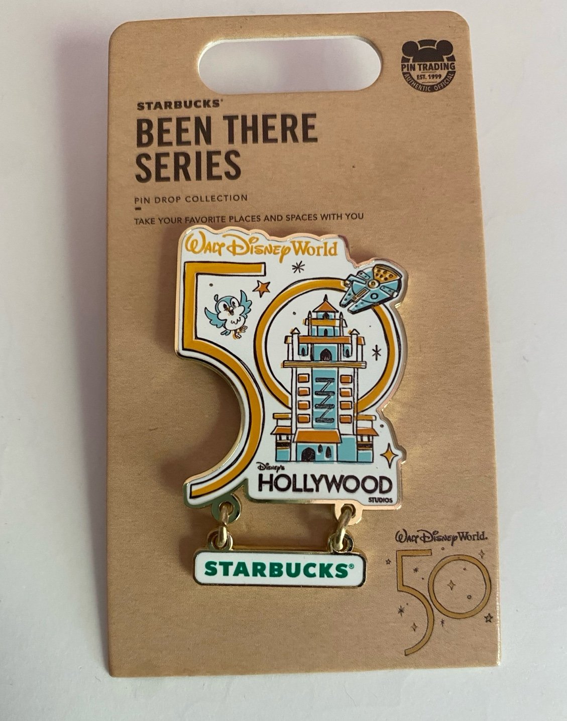 wdw disney 50th anniversary been there series hollywood studios pin