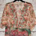 Soft Surroundings Beaded Semi Sheer Primavera Beach Resort Swim Cover Up Size XL