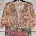 Soft Surroundings Beaded Semi Sheer Primavera Beach Resort Swim Cover Up Size XL