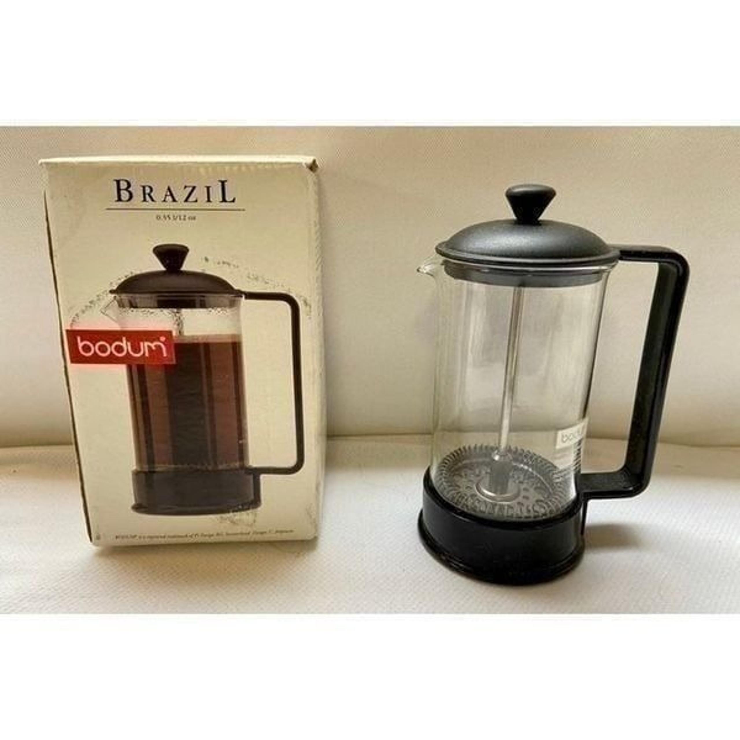 Bodum Brazil 1543-01 3 Cups 12 oz Coffee And Espresso Maker Black