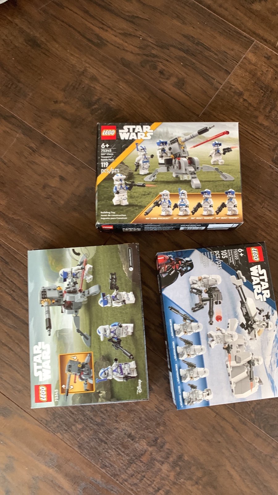 501 battle packs x3 or snow packs
