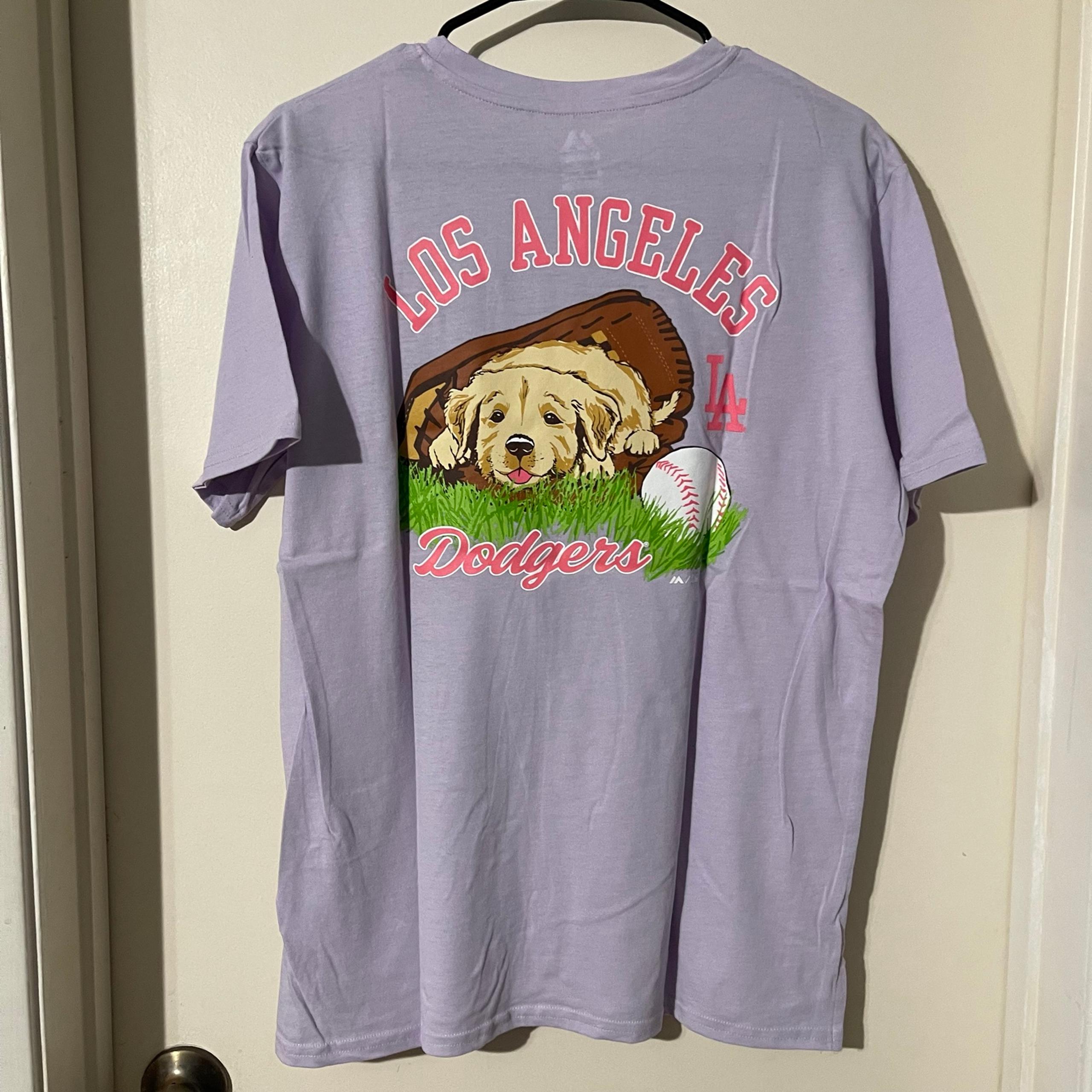 Los Angeles Dodgers Shirt Womens Graphic Dog Size: S, M