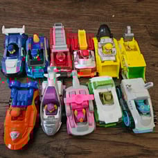 Lot Of 11 Paw Patrol True Metal Off Road Mud Racer Diecast Cars Nickelodeon Used