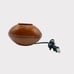 PartyLite Scentglow NEW Scent Wax Warmer Brown Football Sports Electric Ceramic