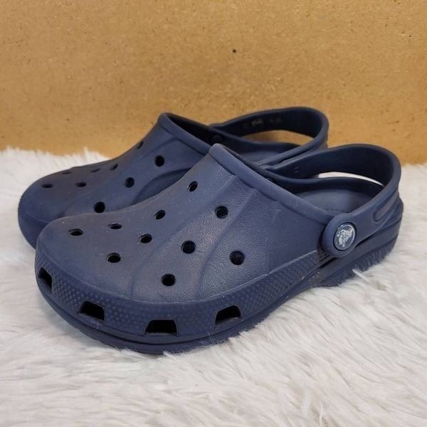 CROCS Blue Clogs Size J3