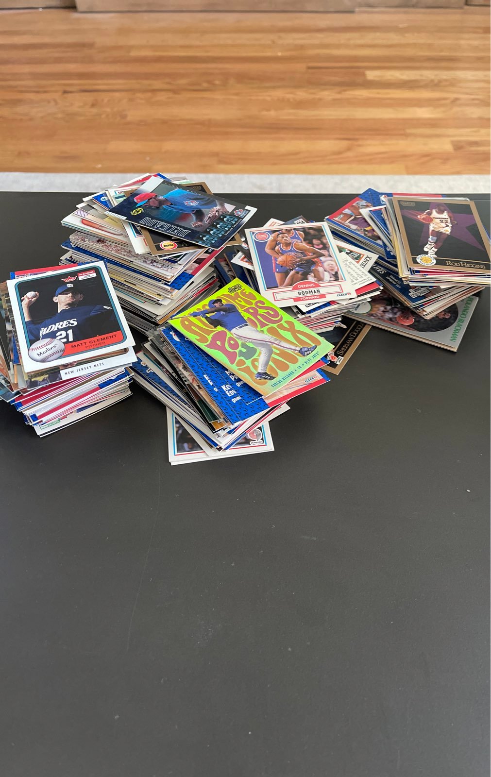 Vintage NBA/NFL/MLB card lot