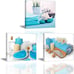 Wall Art for Bathroom 1 Deep, Waterproof Artwork