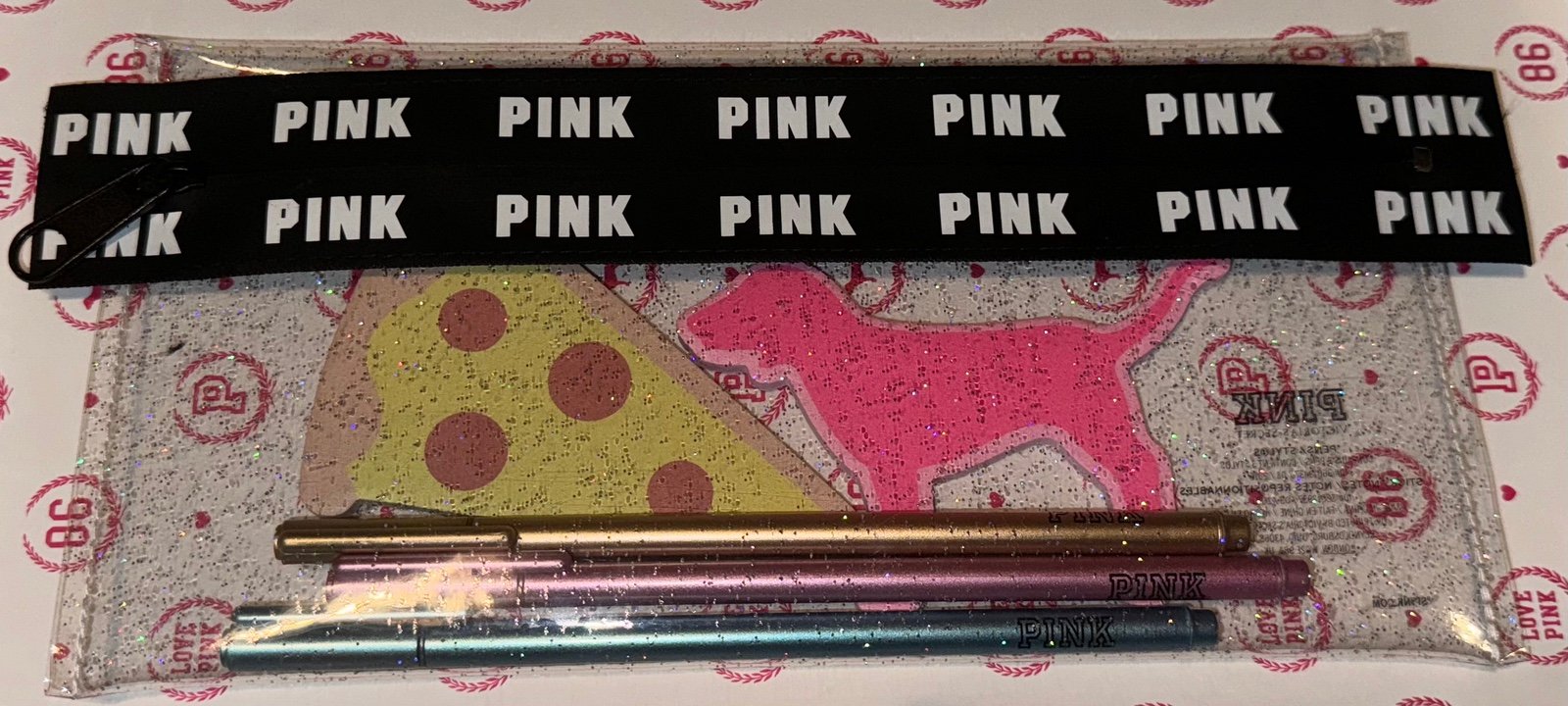 NWT VS PINK SCHOOL POUCH