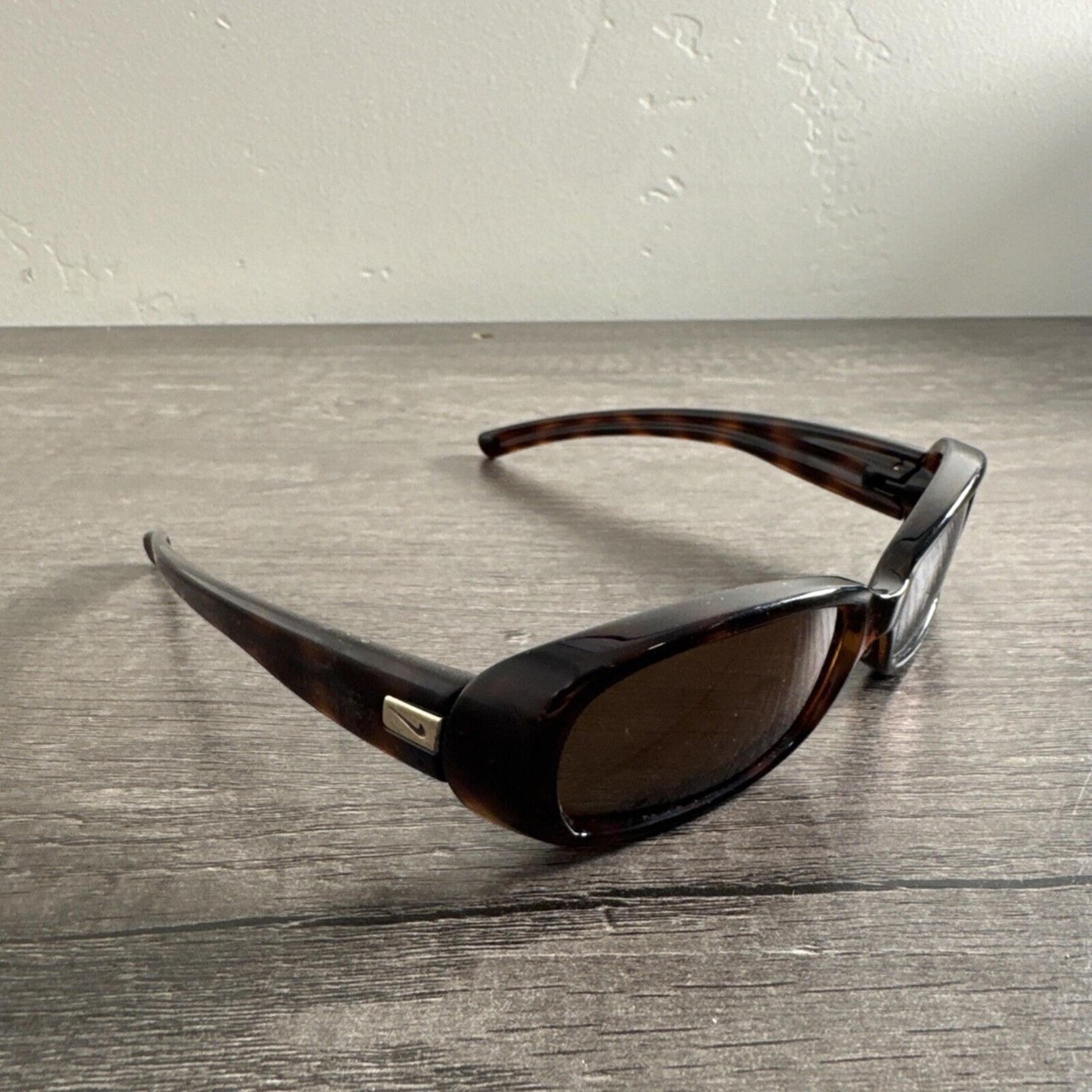 Vintage Nike Sunglasses Men Wrap Brown Ev0142 202 FRAMES ONLY