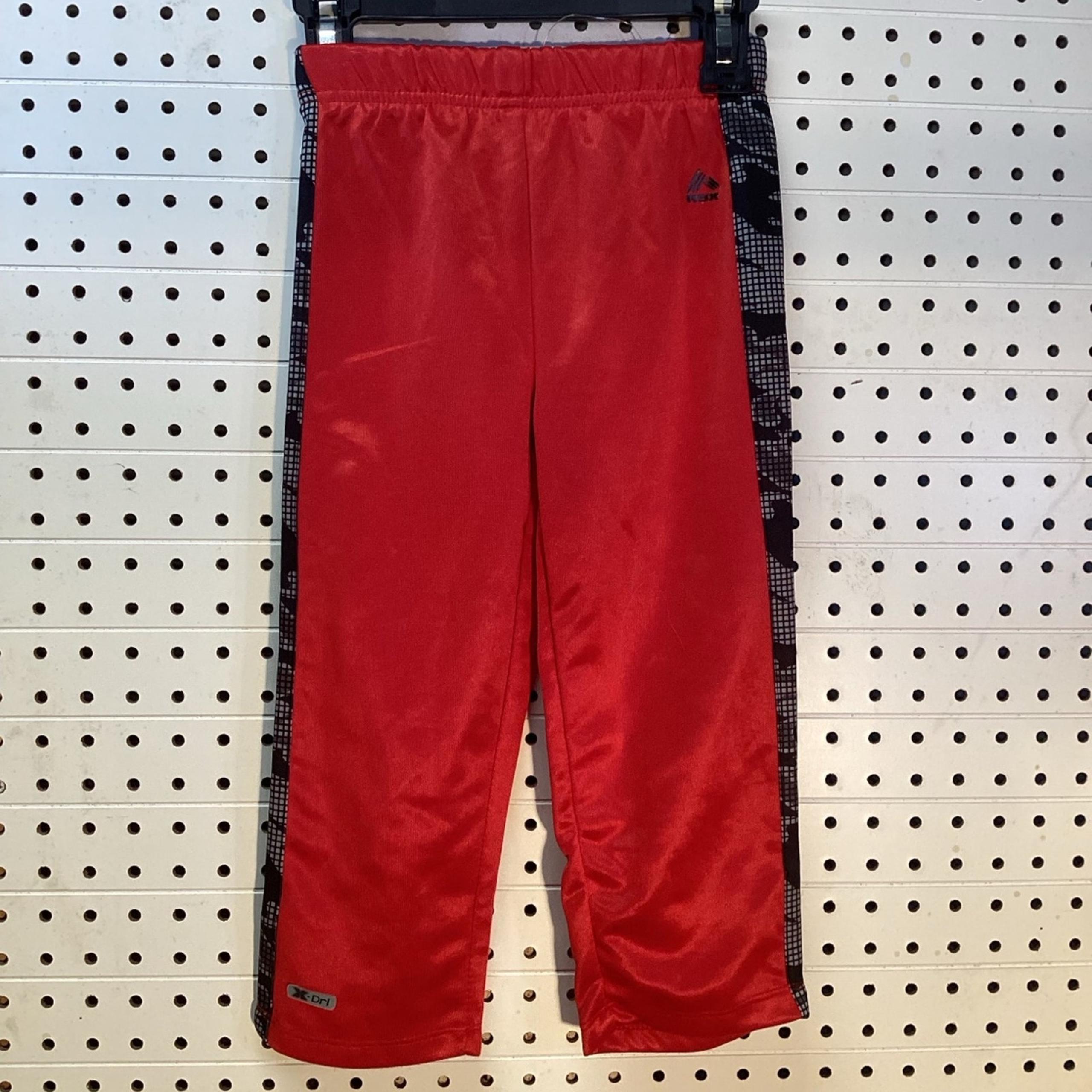 Pants Logo-Trimmed Rbx Mesh Track Pants - Red 3t boys