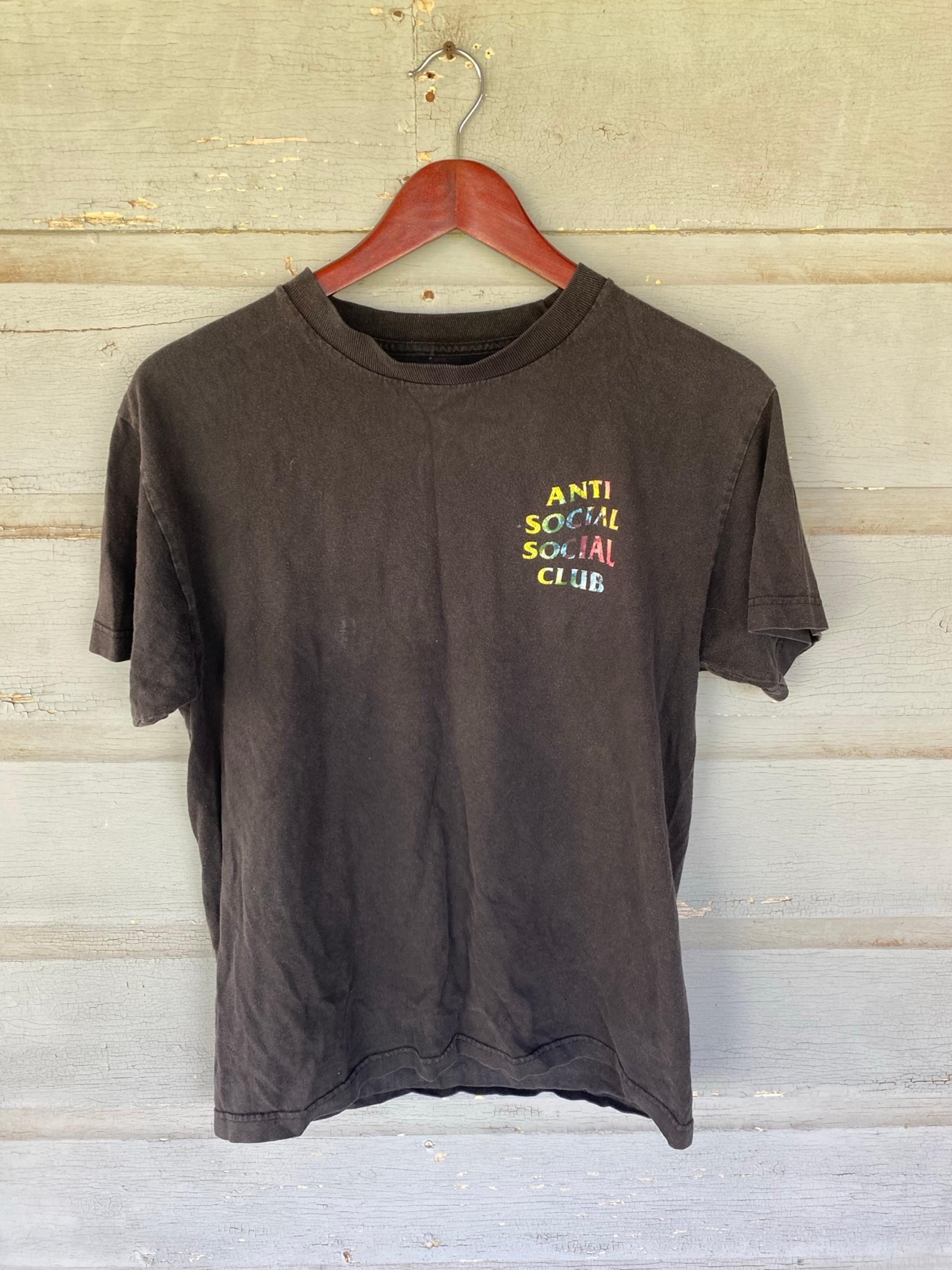 Anti Social Social Club Men's Black T-shirt medium