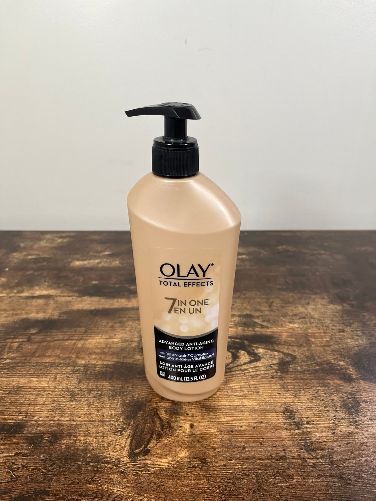 Olay Total Effects 7 In One Advanced Anti-Aging Body Lotion 12.5 FL OZ Used