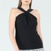 NEW Clara Sun Woo Black Halter Top size XS