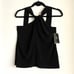 NEW Clara Sun Woo Black Halter Top size XS