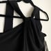 NEW Clara Sun Woo Black Halter Top size XS