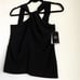 NEW Clara Sun Woo Black Halter Top size XS