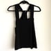 NEW Clara Sun Woo Black Halter Top size XS