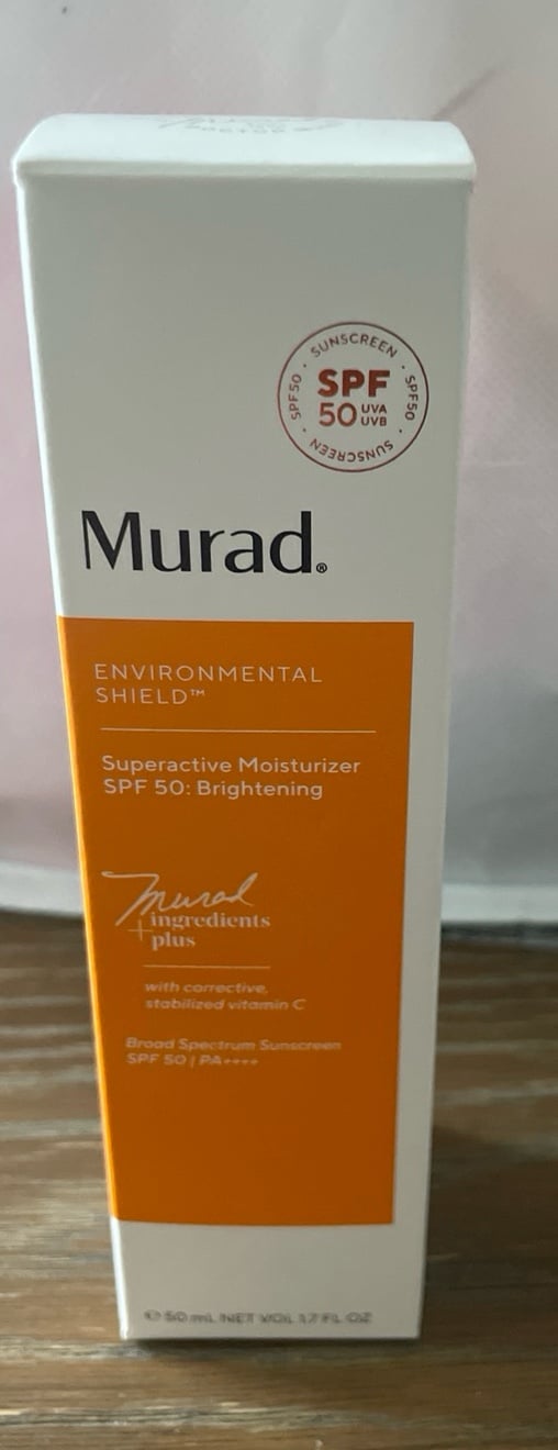 Murad brightning day moisturizer with spf 50. Full size