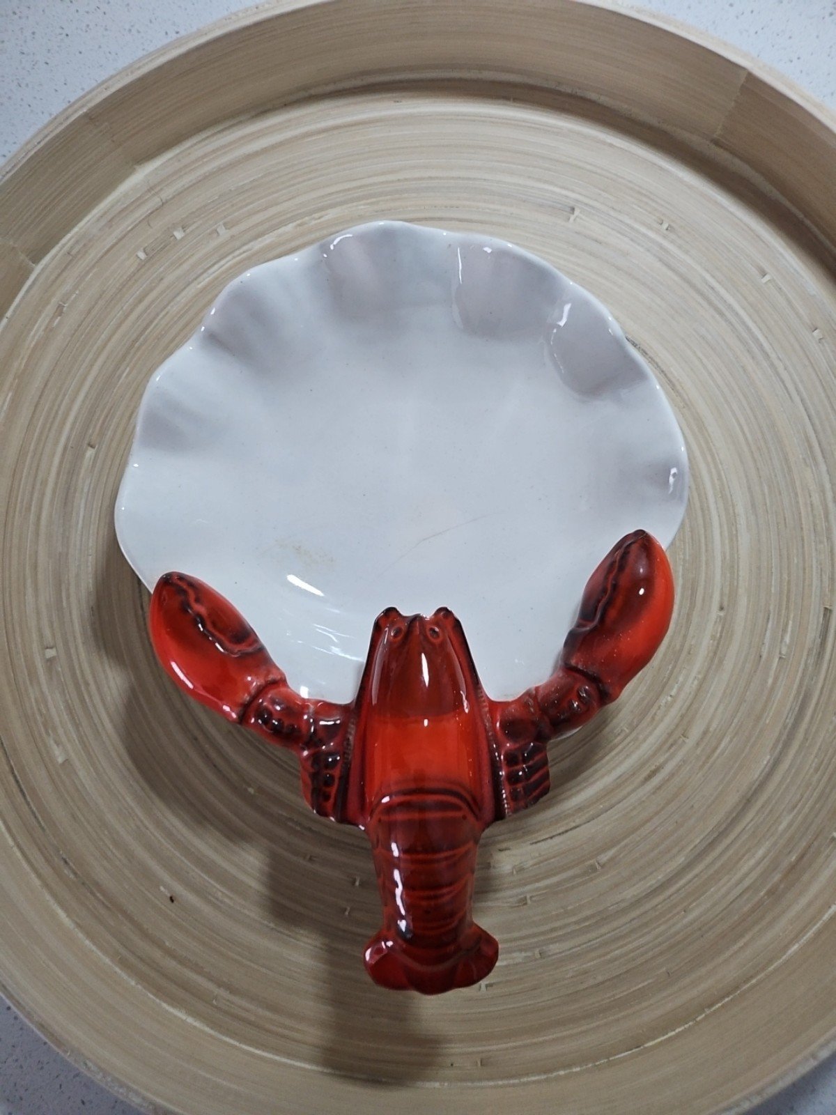 Metlox Lobster bowl Seashell server dish
