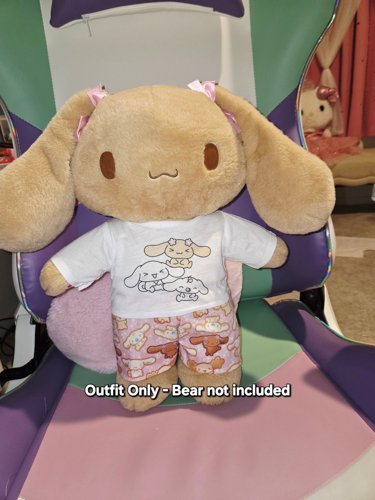Outfit Only Mocha Build a Bear Cinnamoroll PJs Sanrio Hello Kitty Kuromi Kawaii