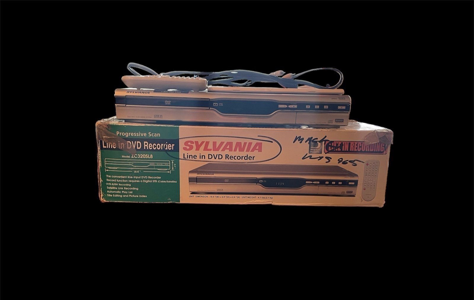 Sylvania Line In DVD Recorder ZC320SL8
