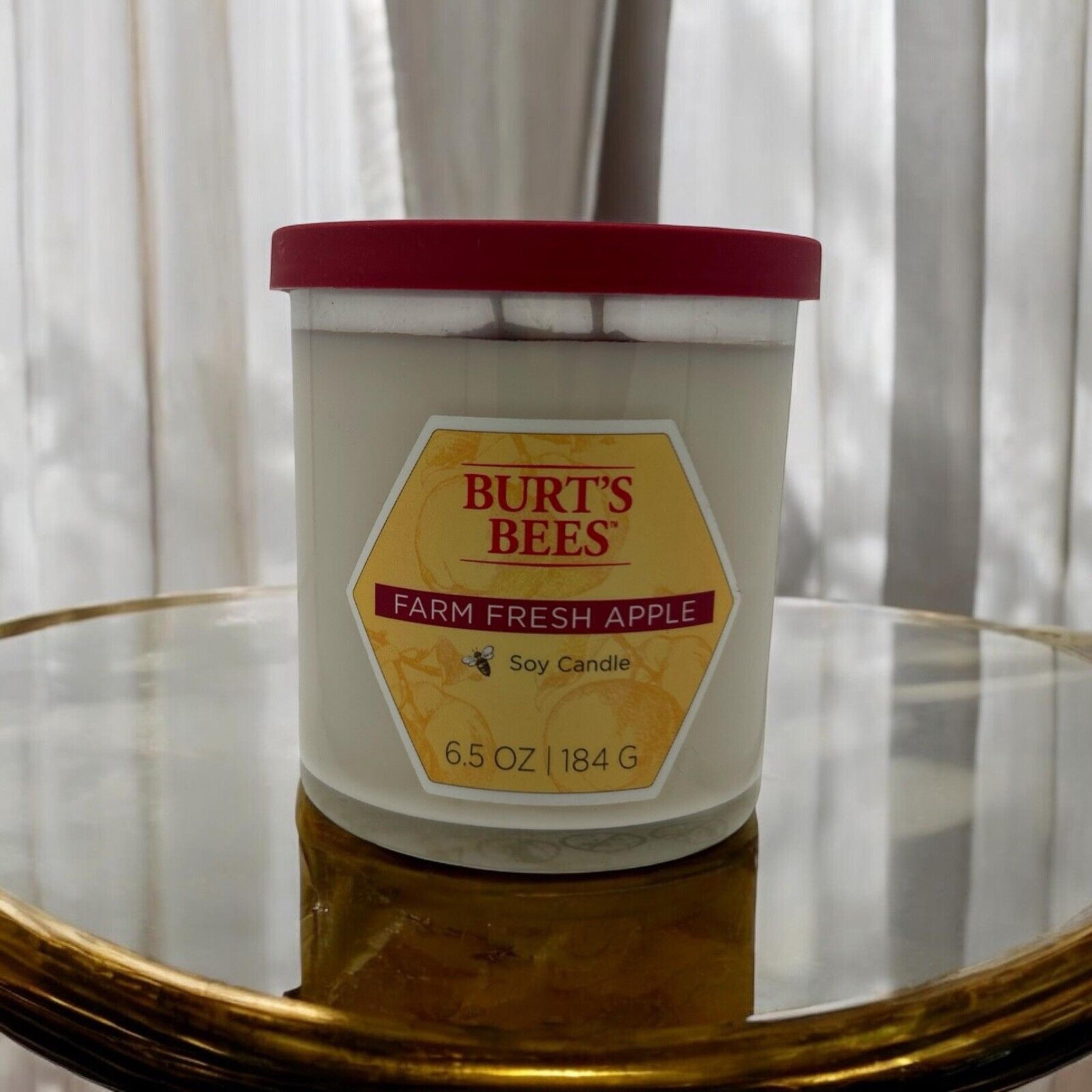 Burt's Bees Farm Fresh Apple Soy Candle 6 oz candle