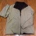 Men’s Medium Nautica Brown Tan Reversible Cotton/Fleece Jacket