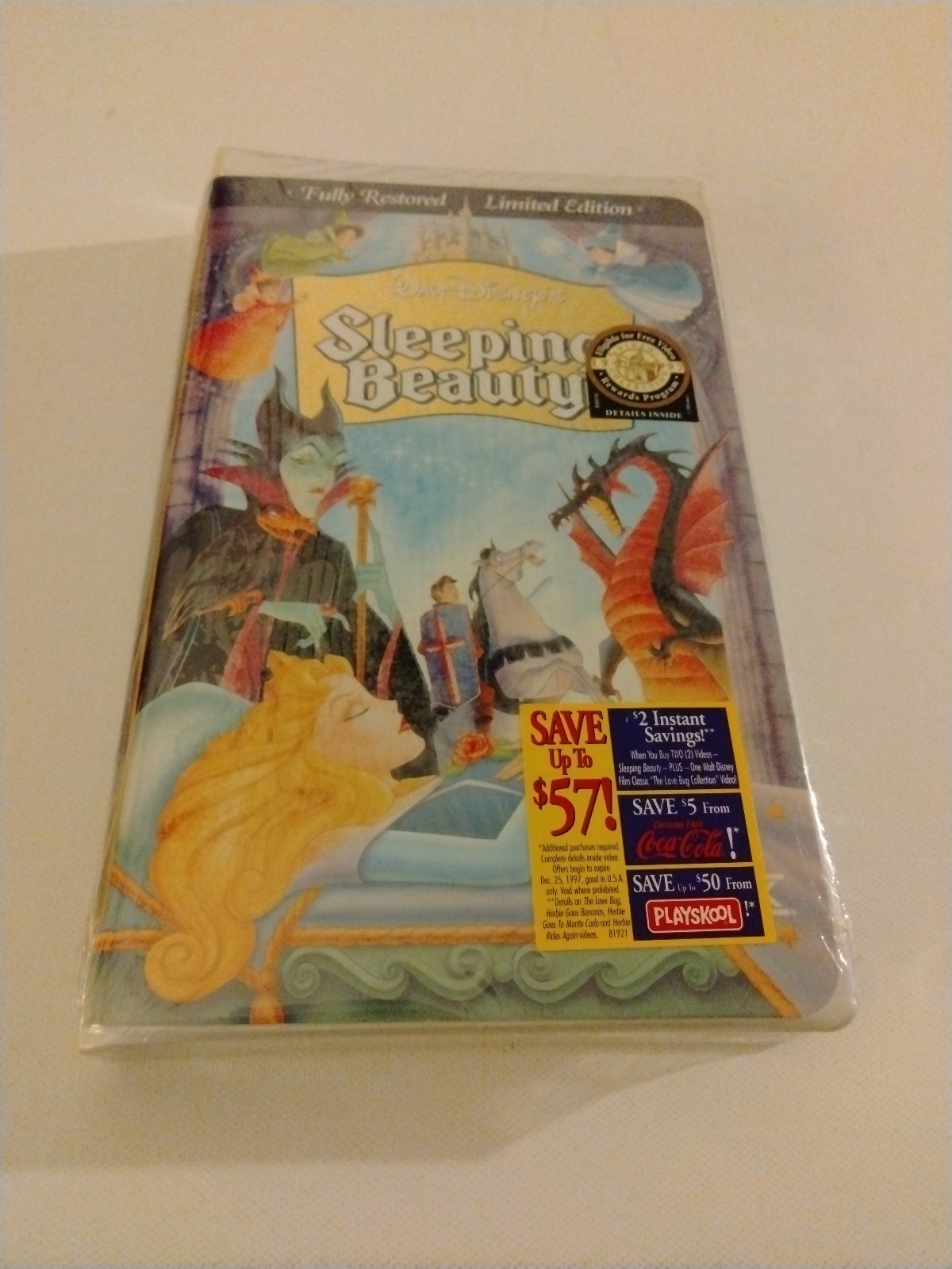 Walt Disney's Masterpiece Sleeping Beauty Limited Edition on VHS