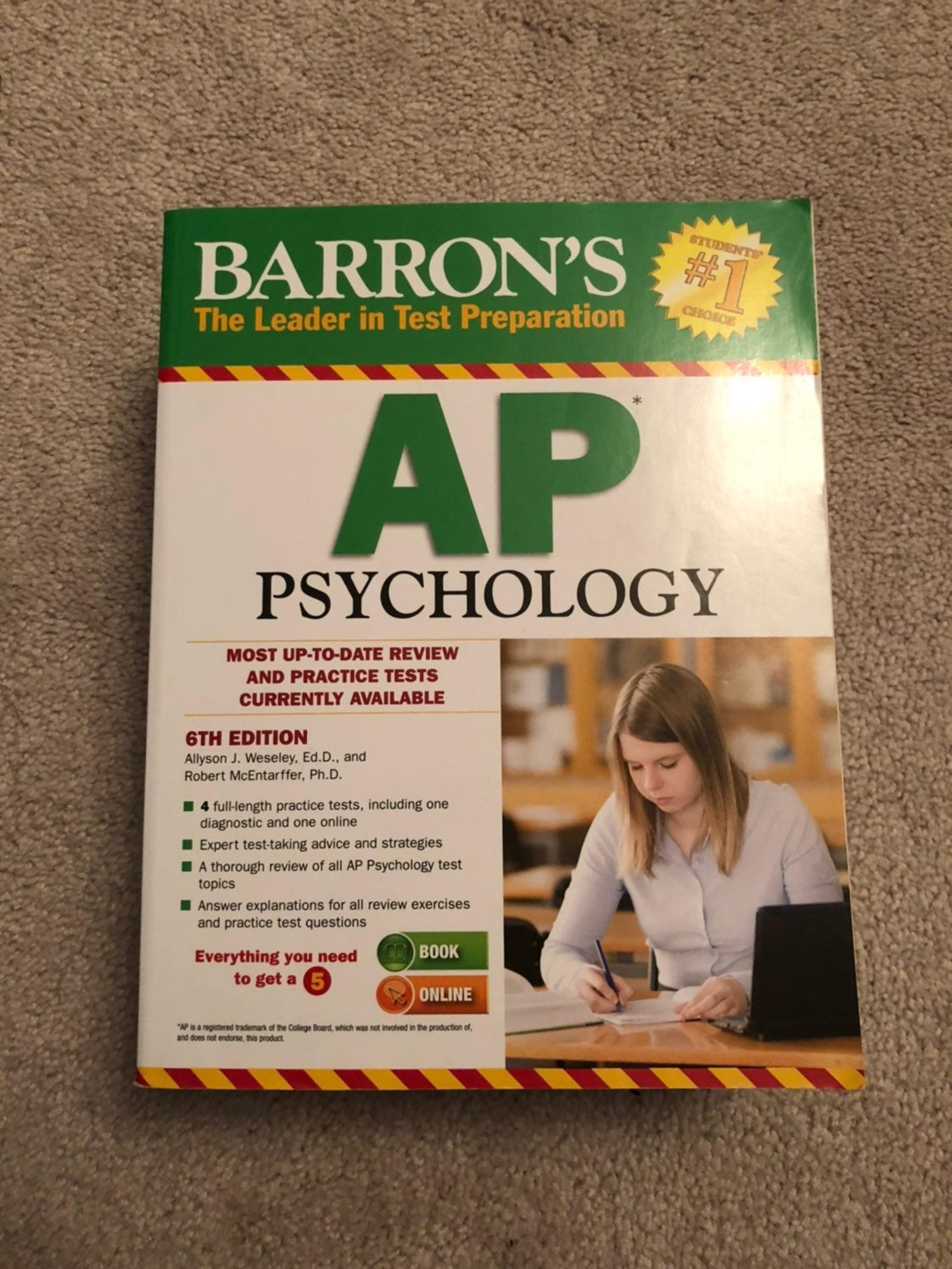 Barron's AP Psychology Prep Book