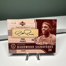 2005 Paul Pierce Upper Deck Hardcourt Hardwood Signatures #HW-PP /50