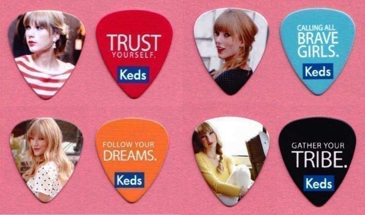 Taylor Swift Keds 4 Guitar Pick Bundle - 2013