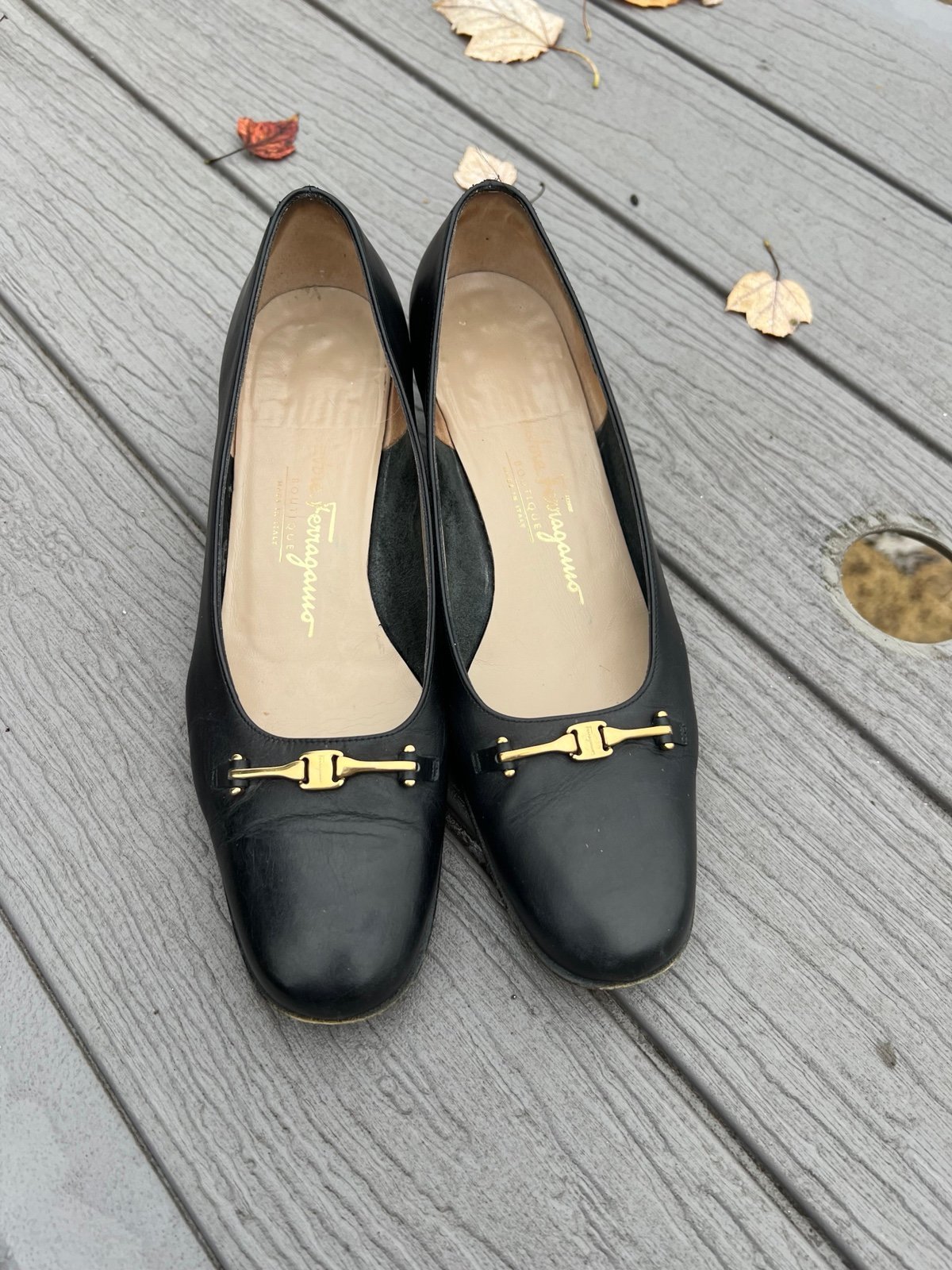 Vintage Salvatore Ferragamo Loafer Heels