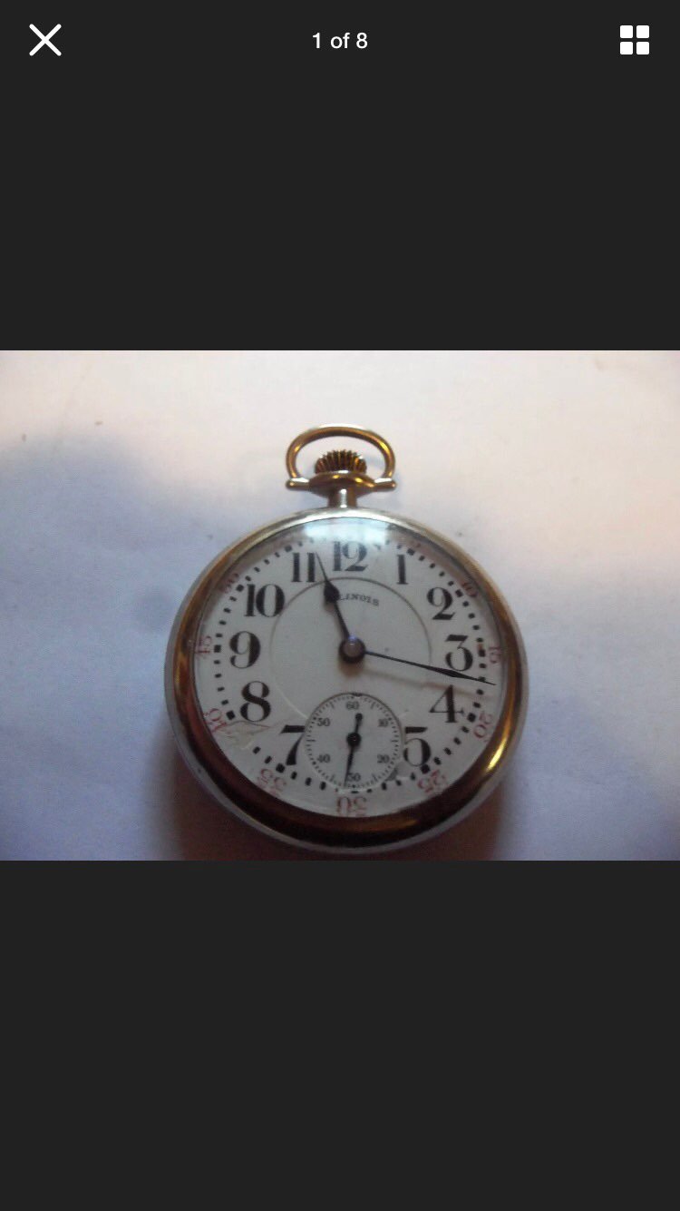 Pocket Watchbeautiful two toned illinios
