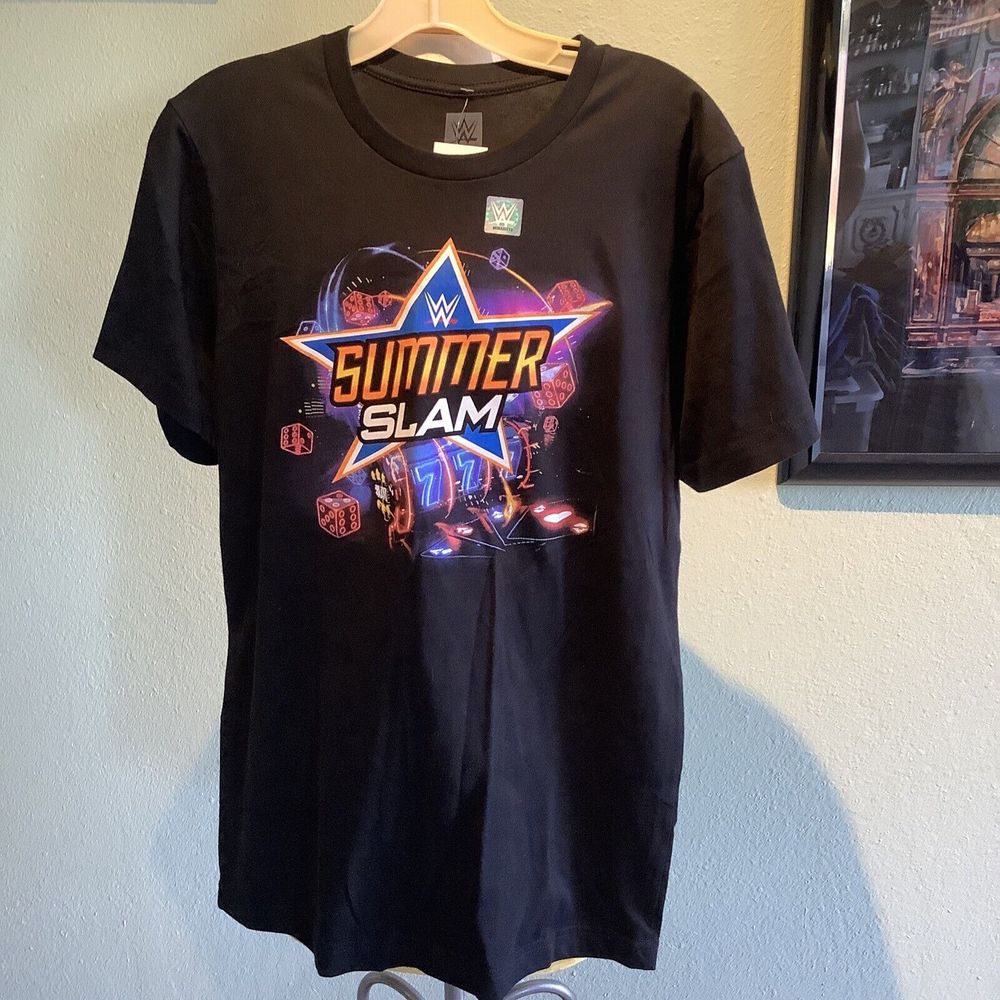 New WWE Summerslam 2021 I Was There T Shirt Size M