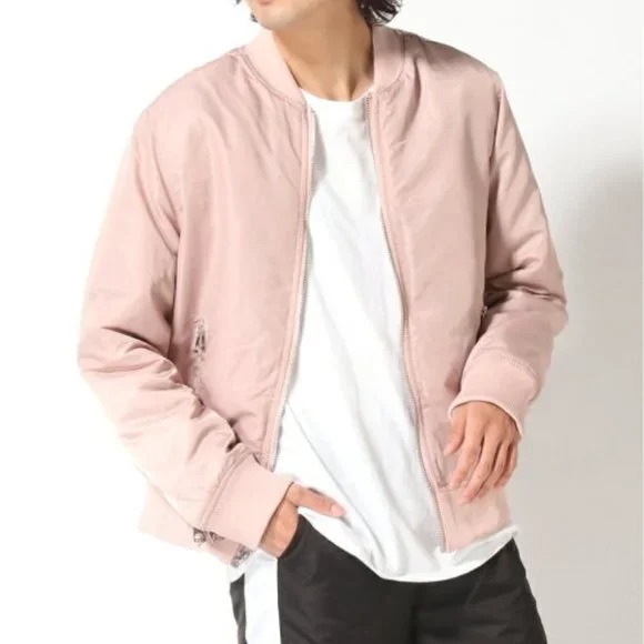 GUESS Kennith Military Zip Bomber Jacket sz M