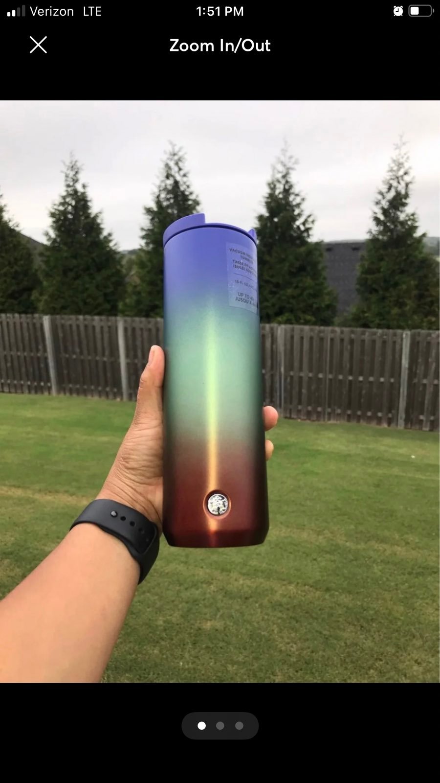Fall Edition NWT 2020 Starbucks Hot Tumbler Insulated non rusting ombre 3 color