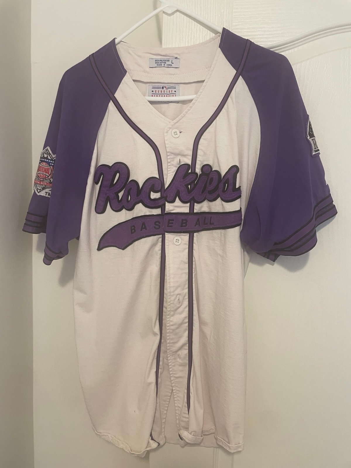 Colorado Rockies Starter Jersey size L