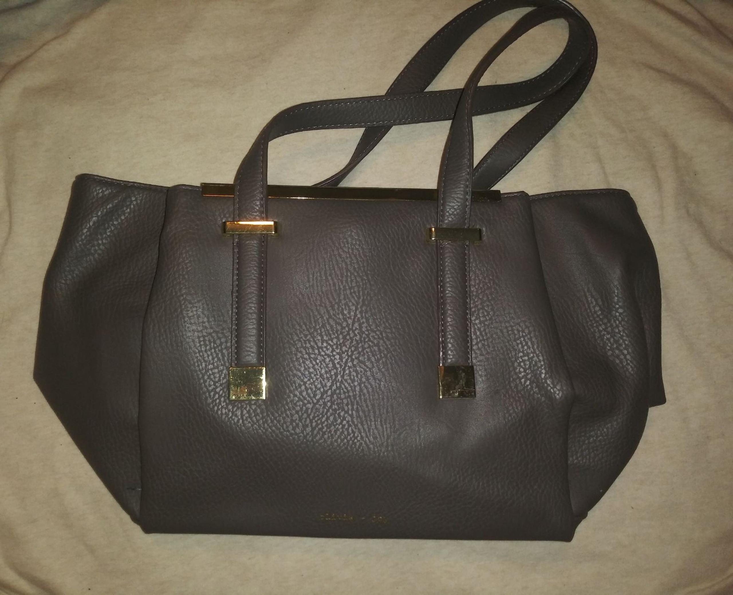 Olivia +Joy Dark Grey Shoulder Bag Purse