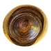 Vintage Turned Wood Vase Bowl Two-Toned Container with Lid Approx. 9” X 5.2”