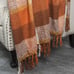 Vintage Fluffy Plaid Throw Blanket Super Soft 50 W x 67 L