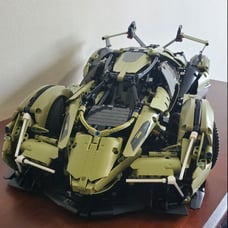Super Car V12 GT Building Set From Building Blocks (2527 Pieces)
