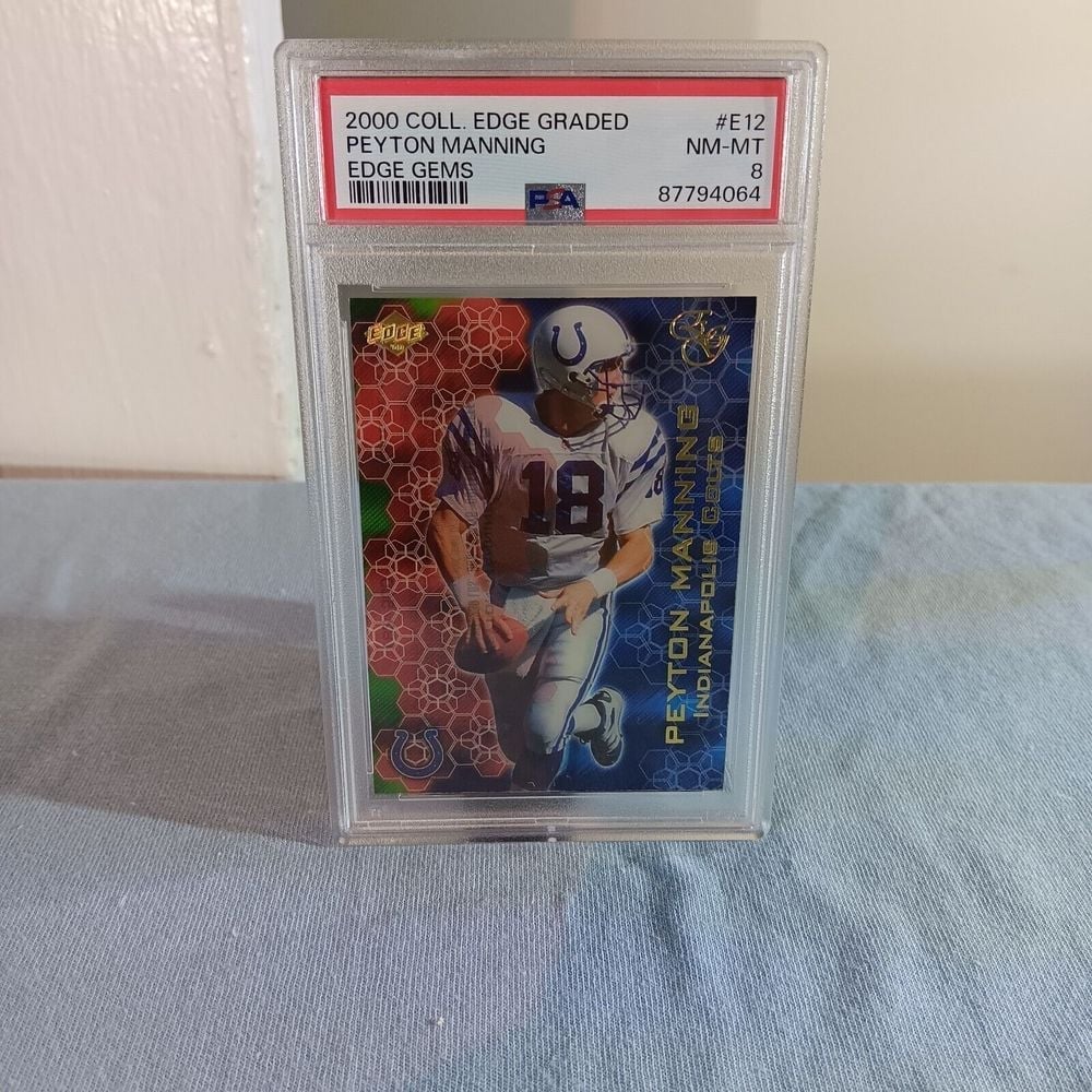 2000 Collector's Edge Graded inset set GEMS #12 Peyton Manning 182/500 POP 2
