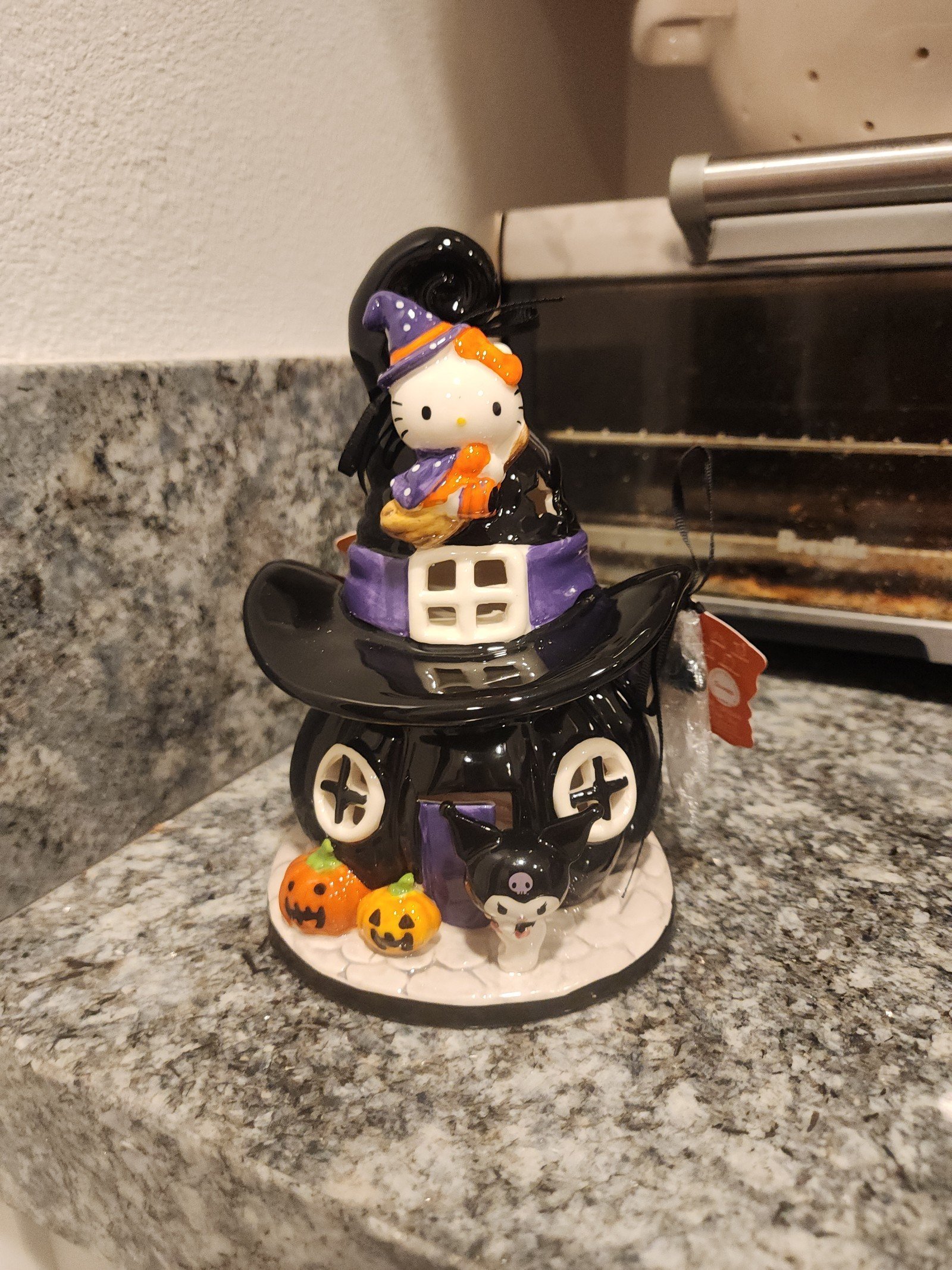 Blue Sky Halloween Hello Kitty Kuromi Candle Figurine