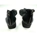 Eileen Fisher Noni Strappy Leather Zip-Cuff Sandals Women 8 EUC Block Heel Black
