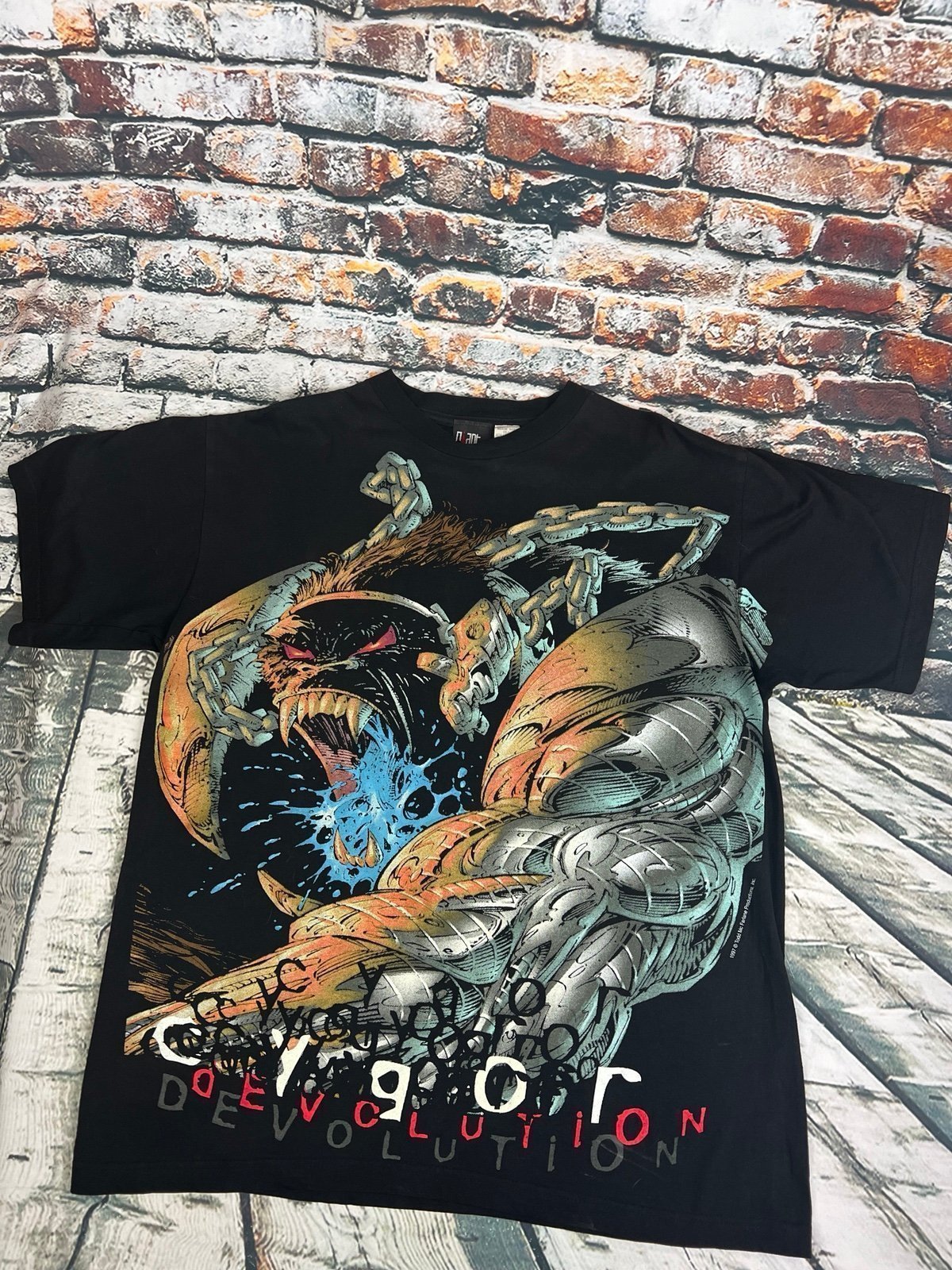 Vintage 1997 Spawn Cygor Todd McFarlane Comic Book Promo Vintage Shirt Rare L