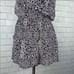 ANTHROPOLOGIE Matison Black White Draped Plunge Tank Silk VNeck Shorts Romper 2