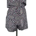 ANTHROPOLOGIE Matison Black White Draped Plunge Tank Silk VNeck Shorts Romper 2