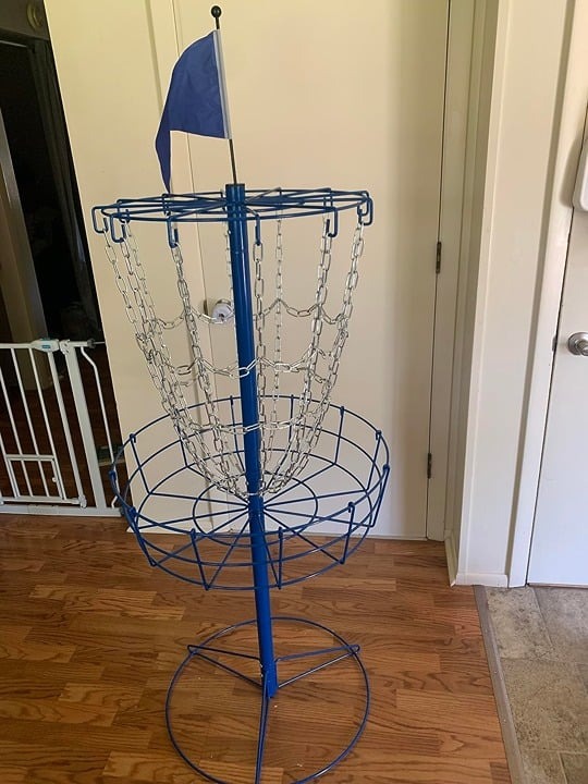 Disc Golf Basket Target Disc Sports 12-Chain Practice Disc Golf Target